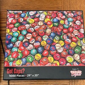 Vibrant Bottle Caps Puzzle - 1000 Pieces